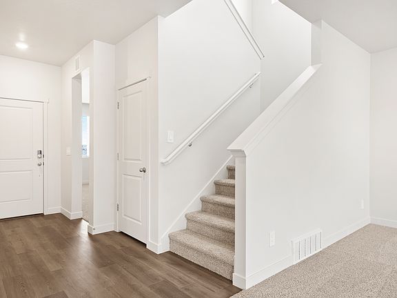 The Logan floorplan interior image taken at a Meritage Homes Community in Grantsville, UT.