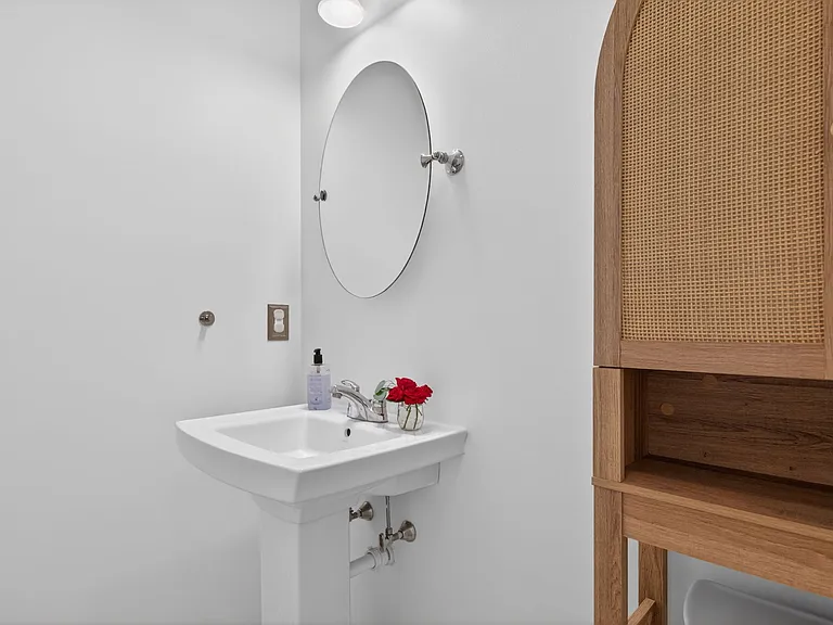 First floor half bath