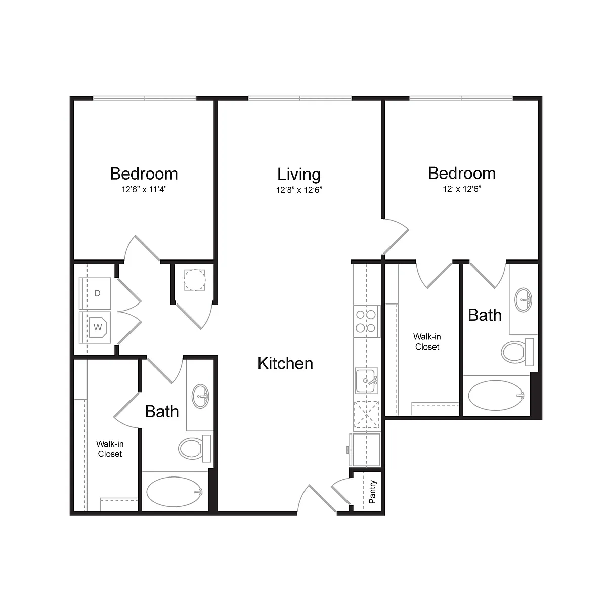 Floor plan B160