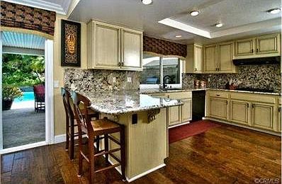 Recessed lighting, great layout and view of backyard