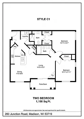 Floor plan Style C1