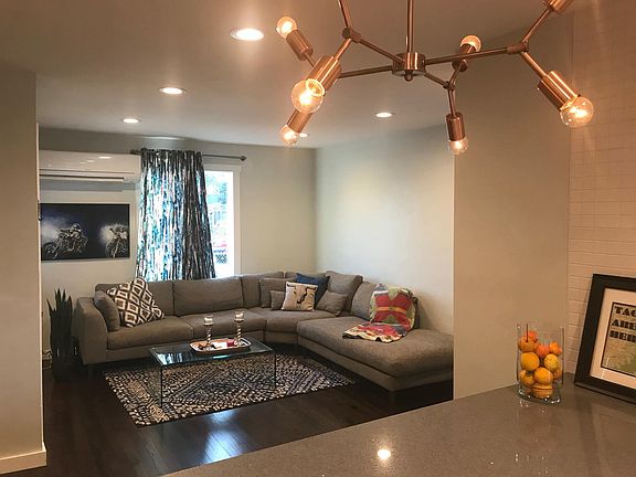 Open concept living room space