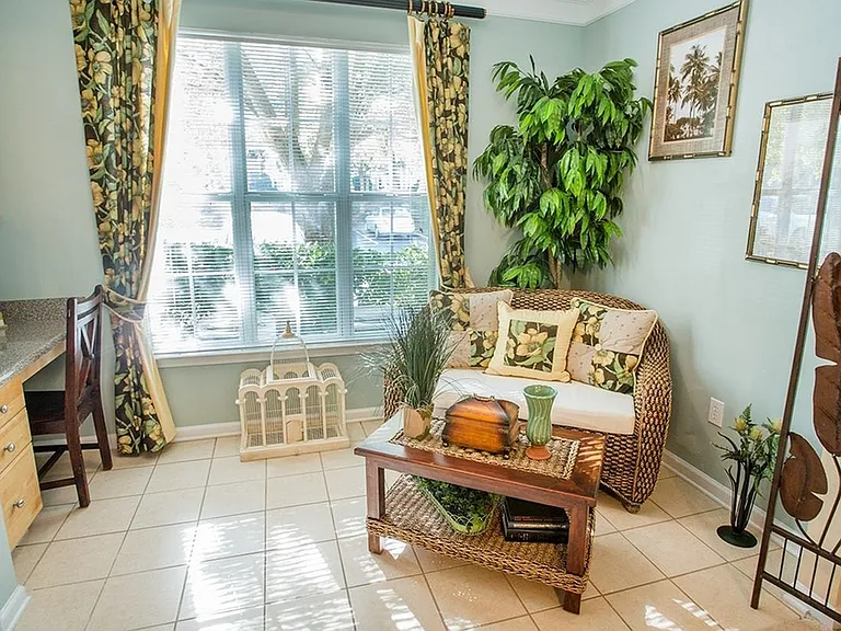 Enjoy the beautiful sunroom