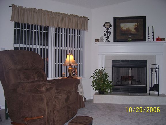 corner fireplace