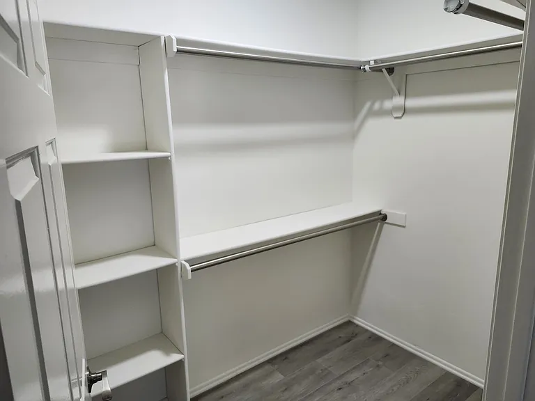 Walk-in Closets in both bedrooms.
