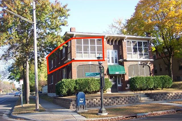 Exterior - Unit is upper Left hand unit. 
Gets Western sun.