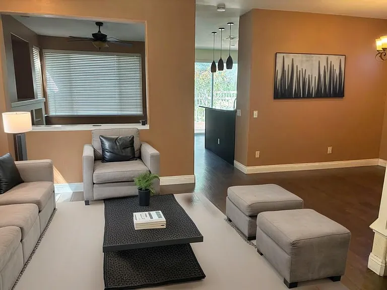 Living room when you enter the house
