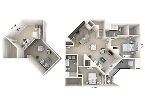 Floor plan B5L-1622sq-Stainless