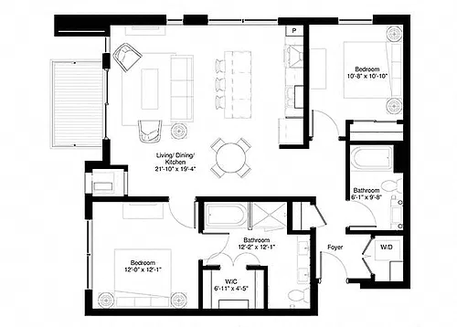 Floor plan Slippery Elm