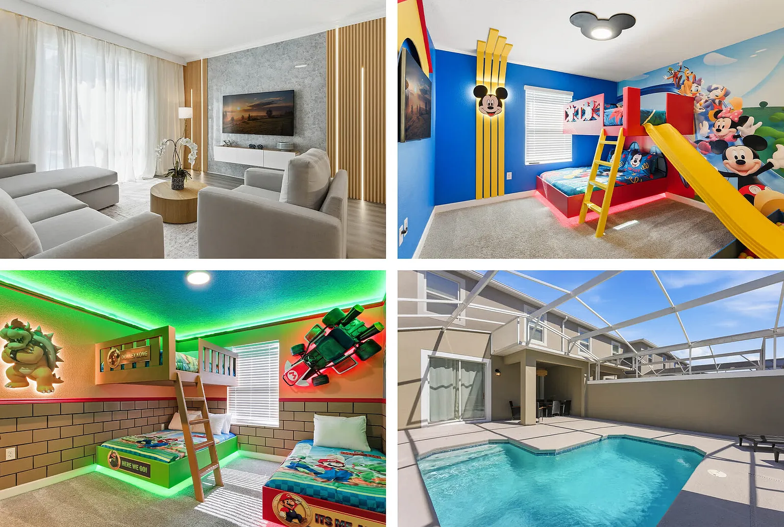Chic Family Retreat, Pool, Mario and Mickey Rooms — Photo 1