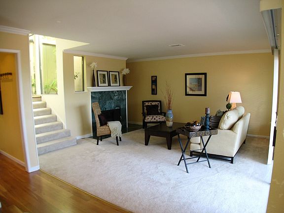Living Room with Fireplace