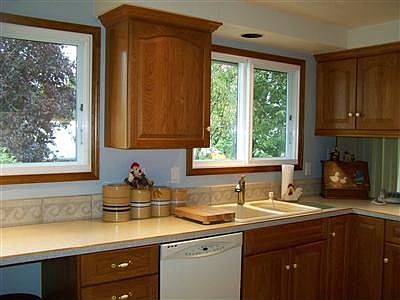 Back Wall in Kitchen.