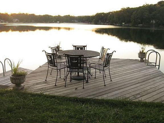 Large and stable 14 x 14 foot dock puts you right on the water