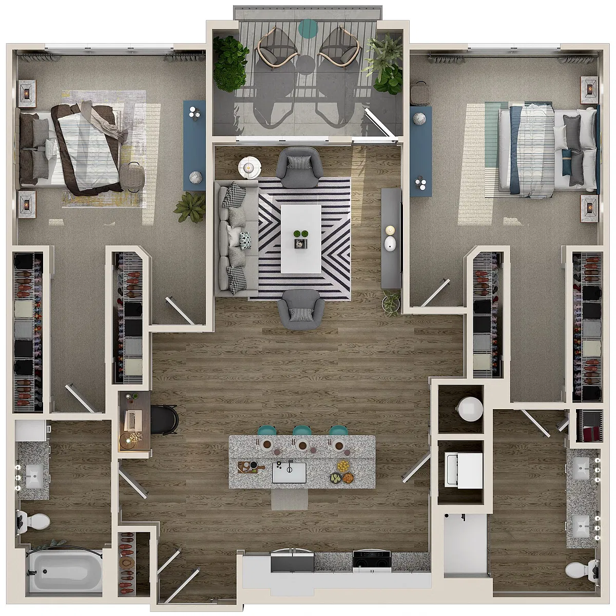 Floor plan 2B
