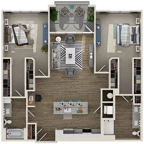 Floor plan 2B