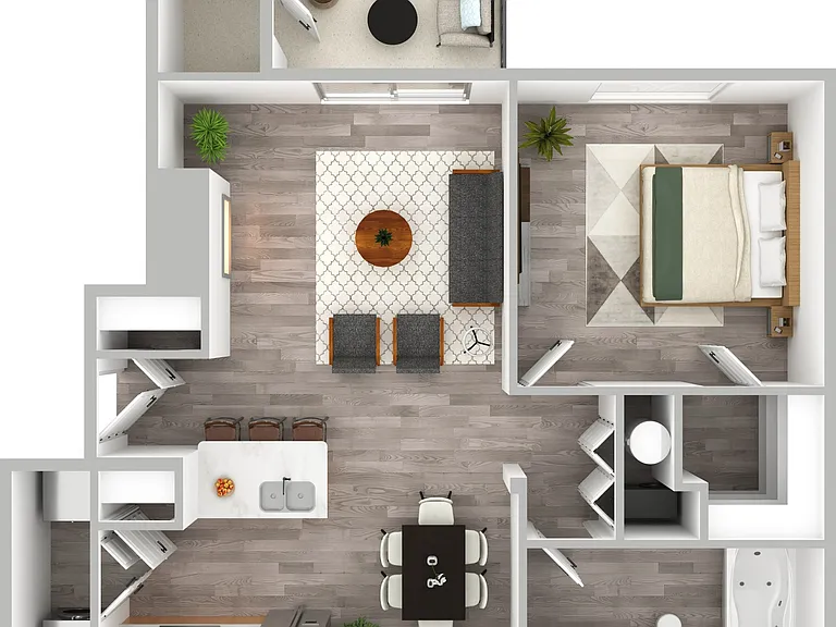 1 Bedroom | 1 Bath | 765 SF 1 Bedroom | 1 Bath | 765 SF