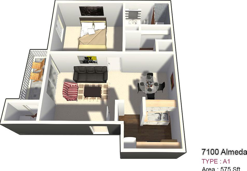 One Bedroom/One Bathroom