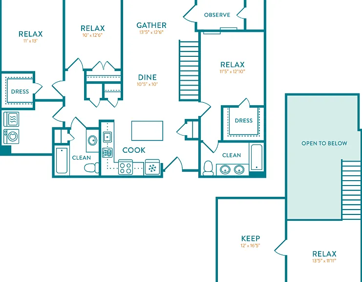Penwood Loft Floorplan Diagram