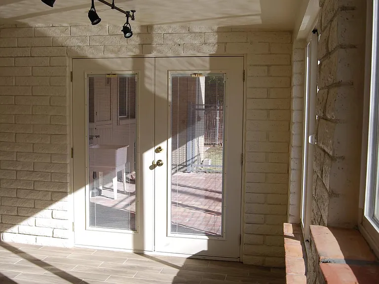 Arizona Room - French doors to the covered patio