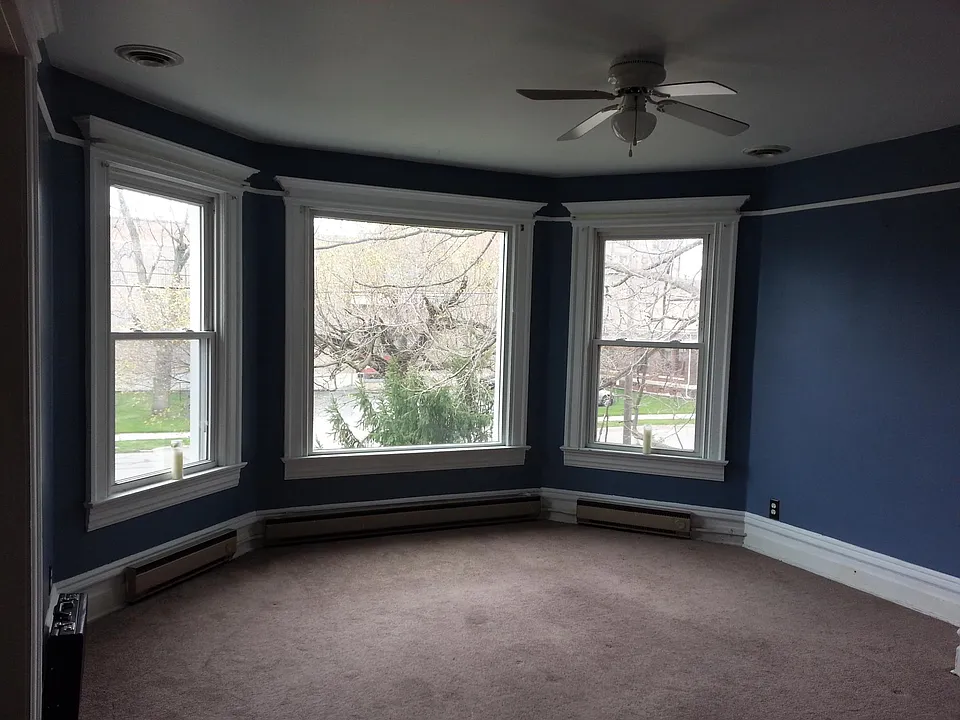 Living Room with Bay Window