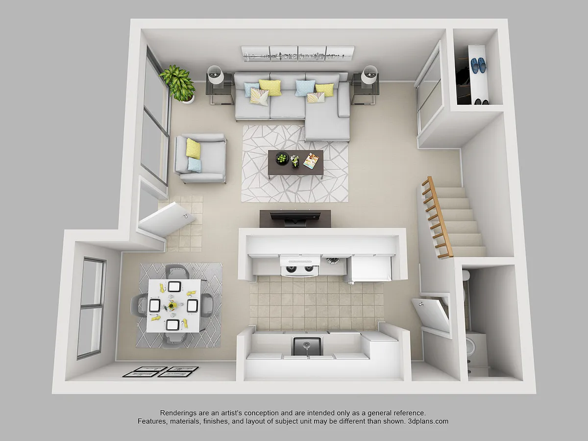 Floor plan 2 Bed