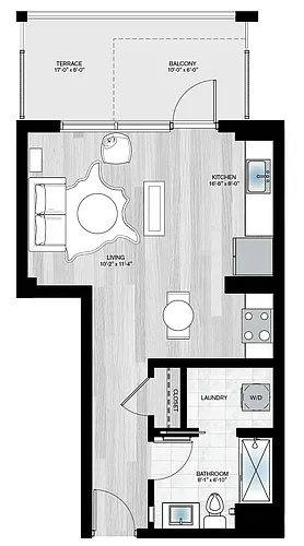 Floor plan Bristol2-studio-S