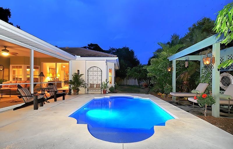 Private Pool in Lush Gardens
