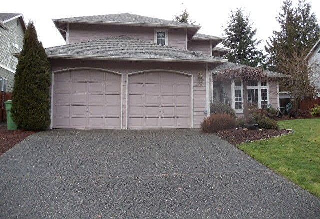 Exterior of home with 2 car garage