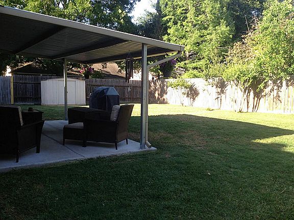 SIDE VIEW OF BACK YARD
