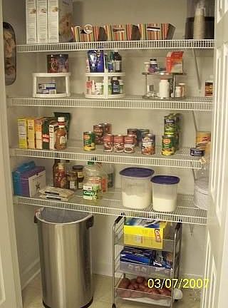 kitchen pantry, a prime example of the cloest space
