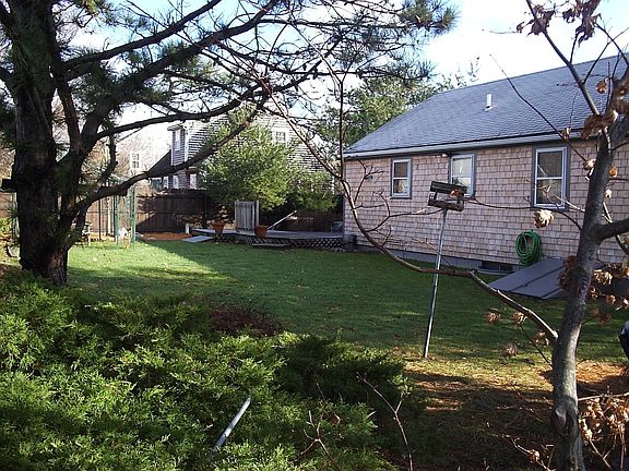 Lush and private yard