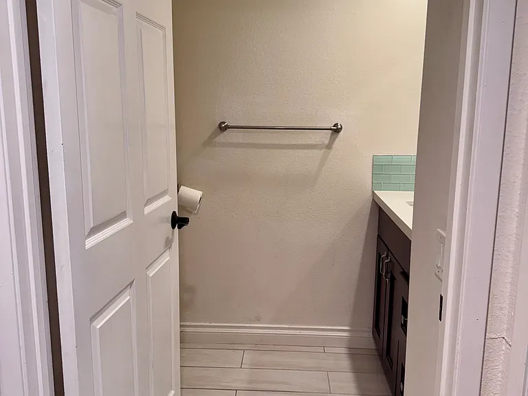 Downstairs half bath