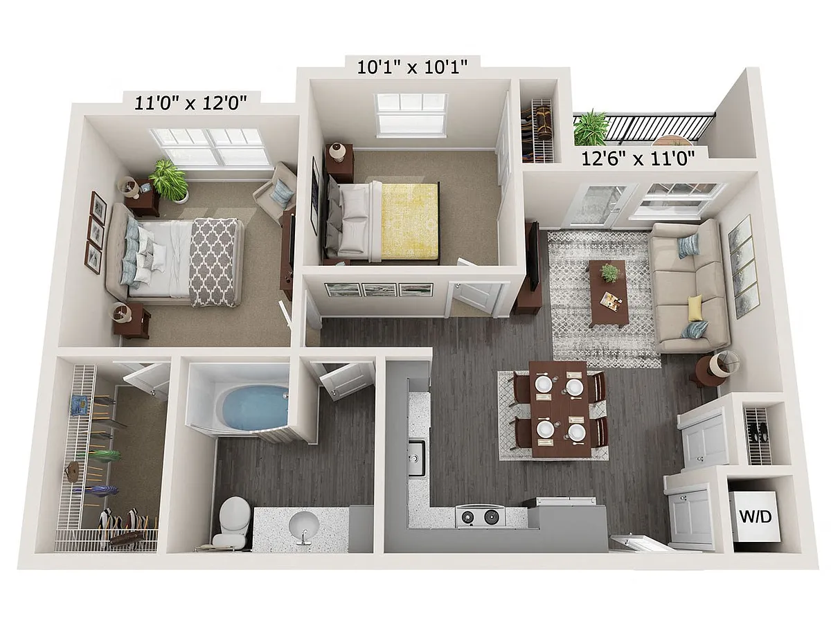 Floor plan B1