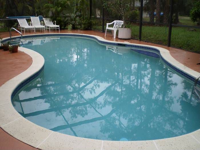 Private pool and lanai
