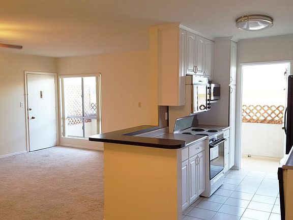 Living room and kitchen