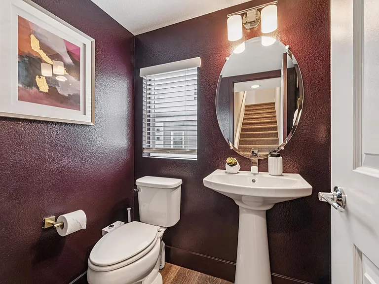 Main floor, half bath