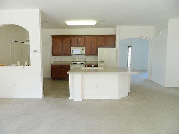 Kitchen, counter and a nook.