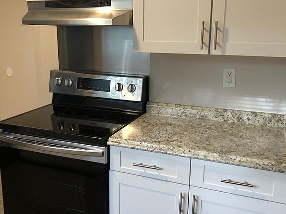 New stainless steel range and hood.