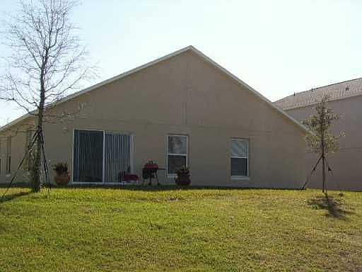 rear of home