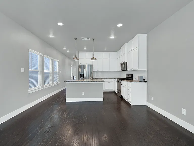 Kitchen from living room