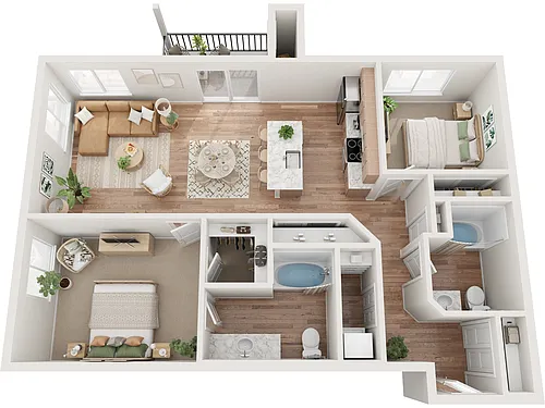 Floor plan Bud