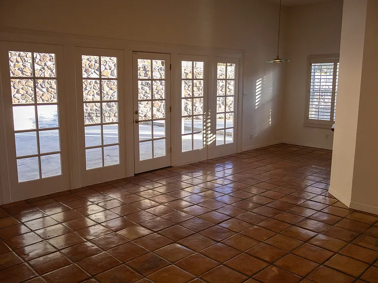Dining Area that Leads Outside