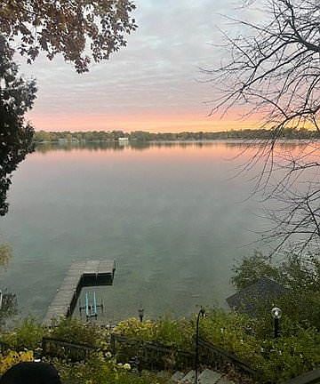 View of lake from house
