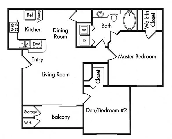 Floor plan A3 Den