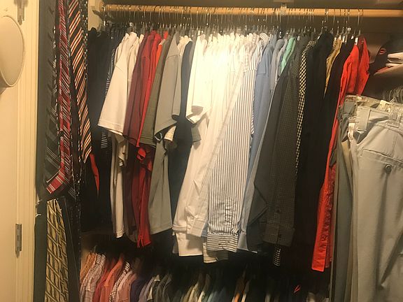Master walk in closet 