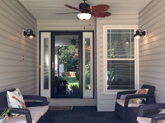 Covered front porch