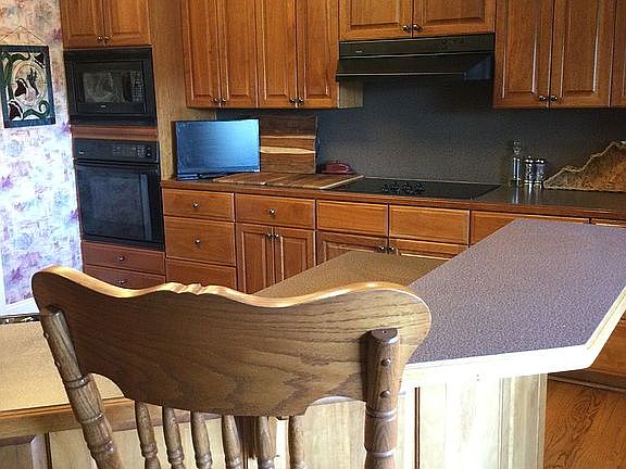 Custom cherry cabinets