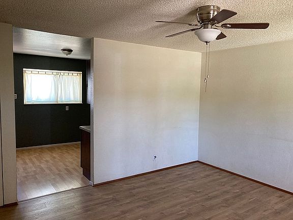 Living room, view of kitchen