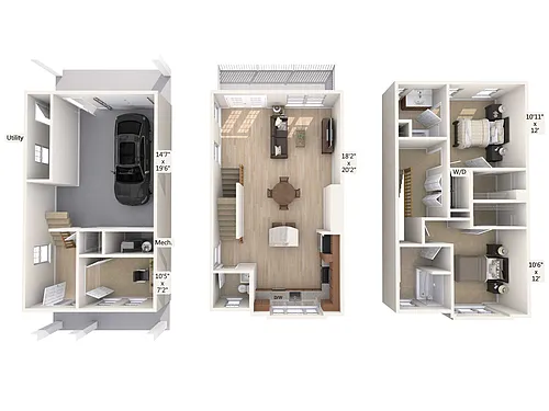 Floor plan B3TD