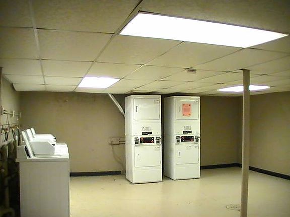 large on-site laundry